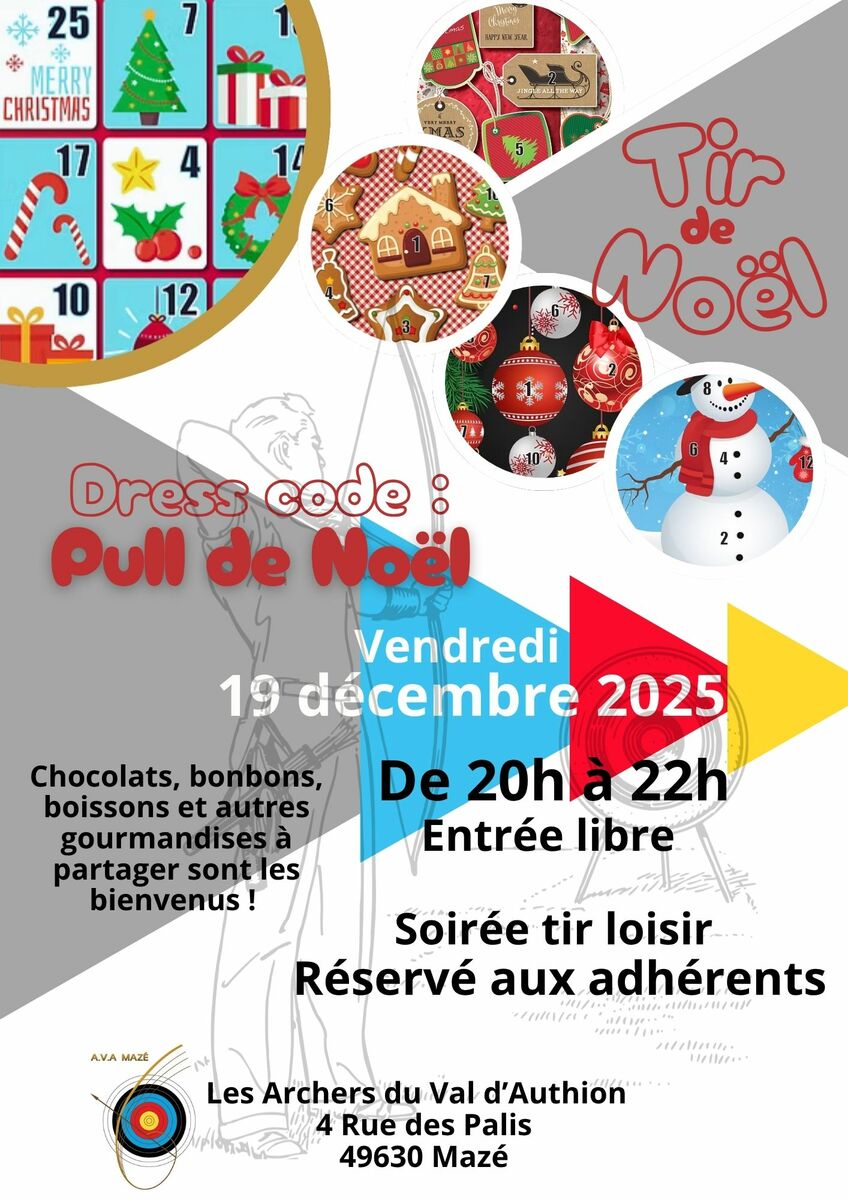 Soirée tir loisirs de Noël