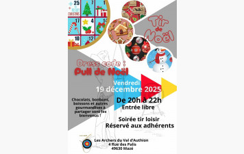 Soirée tir loisirs de Noël